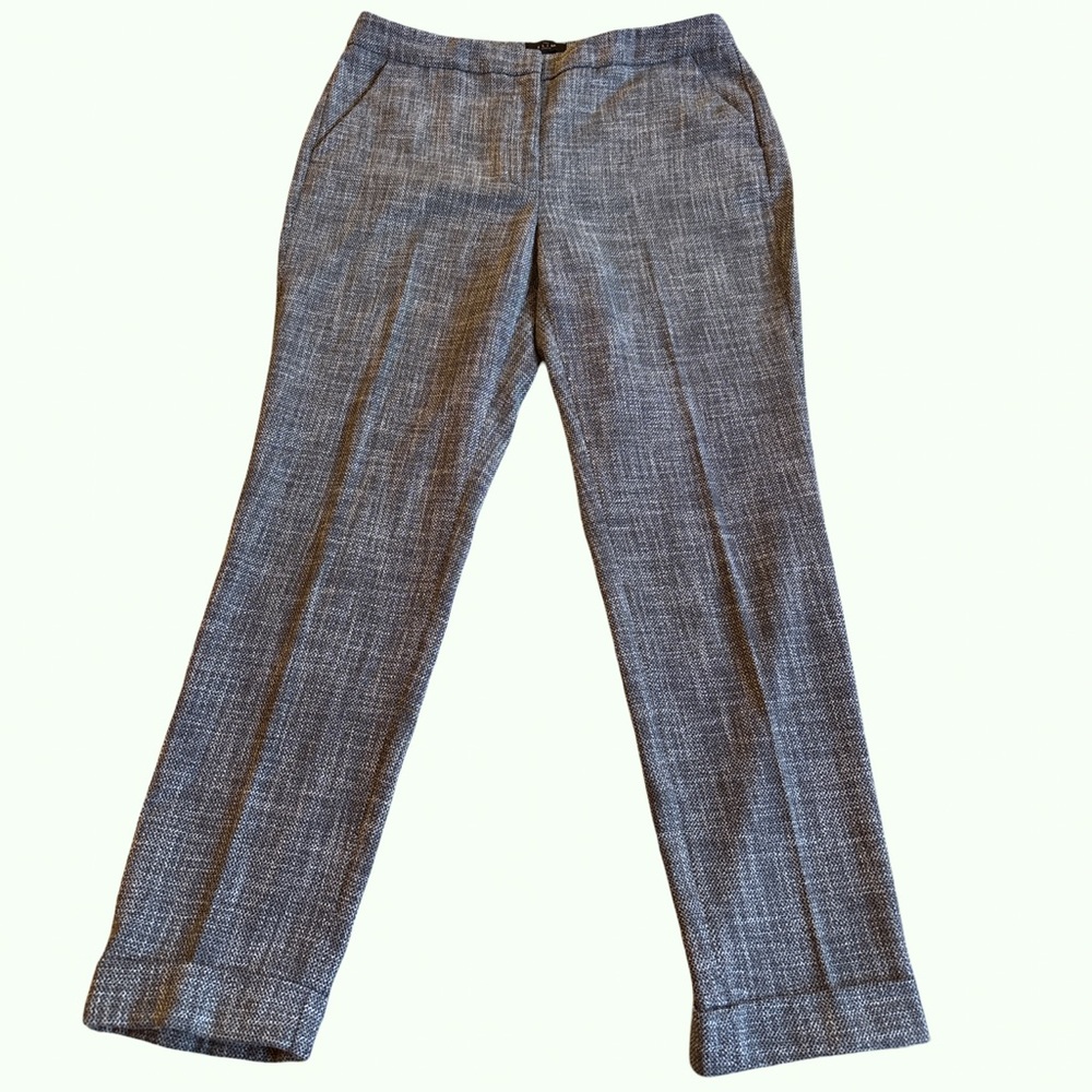 White House Black Market Gray Tailored Trousers Size 8